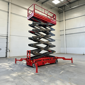 Mesin Pengangkat Gunting Hidrolik Elektrik Murah, Dapat Dipindahkan, Otomatis, 20m, Baja, untuk Gudang Industri - Product Image 3