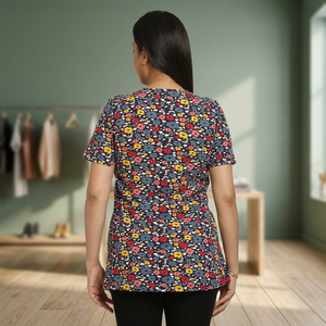 Haute qualité Belle Conçu Casual Nursing Mother Wrap Top Volants Cou Style Maternité Occasions col style haut à vendre - Product Image 3