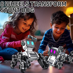 88RC 168-22 2.4G huit roues télécommande Robot 13 canaux électronique cascadeur Rc Robot chien jouets, marche Rc Robot chien cascadeur voiture - Product Image 3