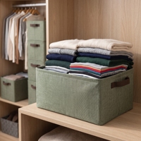Organisateur de jouets pour enfants, boîte de rangement pliable pour vêtements, support en métal, armoire ouverte rigide, bac de rangement pour supermarchés
