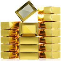 Boîtes à savon pour emballages faits maison, mini-boîtes en kraft avec fenêtre pour pâtisserie, bonbons, savon, fabrication de savon, emballage cadeau