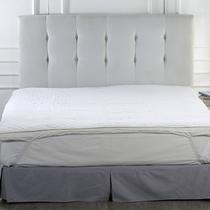 Reine Taille Matelassé Imperméable À <span class=keywords><strong>L</strong></span>'eau Lit Protecteur Housse De Matelas Pour Hôtel - Product Image 3