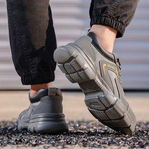 GUYISA Solid EVA <span class=keywords><strong>scarpe</strong></span> <span class=keywords><strong>antinfortunistiche</strong></span> da lavoro Sole nuova serie Grey ultraleggera Standard europea punta in acciaio microfibra superiore invernale adatto - Product Image 5