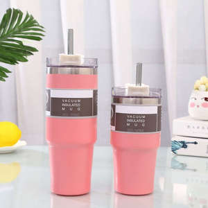 304 Stainless Steel Modern <b>Large</b> Capacity Vacuum Insulated Straw Leak-Proof Car Ice Cup - Product Image 4