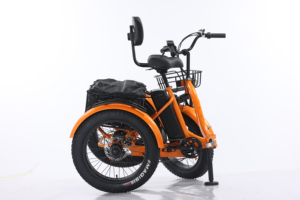 Vélo électrique à trois roues pour seniors, avec batterie au lithium 20Ah, moteur arrière 750W, pneus larges 48V, tricycle électrique <span class=keywords><strong>cargo</strong></span> - Product Image 2