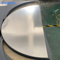 Plateaux de table en acrylique miroir arrondis personnalisés de 3 mm pour mariage avec service de découpe, haute dureté de surface et finition brillante