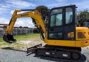 En stock et prêt à être expédié, excavatrice sur chenilles SHANTUI SE60W, machine de terrassement de 6 tonnes - Product Image 6