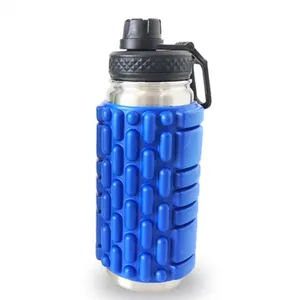 Fitbot Foam Roller Water-bottle Camo 0.8L-1.2LEVA Foam RollerWater Bottle