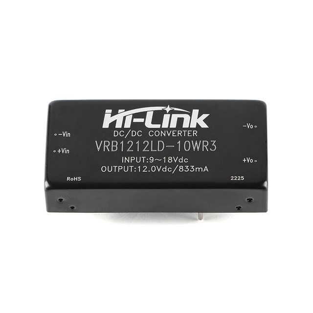 Hi-Link DC-DC Low Power Isolated Converter Unregulated Power Supply Module 12V to 12V DIP HLK-VRB1212LD-10WR3