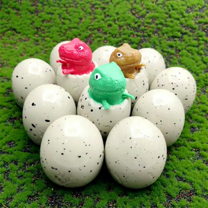 Jouet anti-stress en silicone en forme d'œuf de dinosaure à presser, jouet amusant et original pour soulager le stress, pour enfants de 5 à 7 ans - Product Image 1