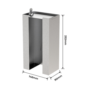 PORTE-GANTS FANDA JETABLE EN ACIER INOXYDABLE STOCKAGE SÉCURITÉ VERROUILLAGE MURAL FABRIQUÉ À TAIWAN POUR MAISON DE REMPLACEMENT - Product Image 6