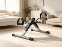 Appareil d'exercice à pédale sous le bureau, entraîneur de gym en acier et plastique, léger, durable, portable, équipement de fitness à domicile