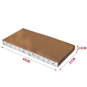 Papan Garukan Kucing dari Karton Bergelombang Besar Tahan Lama Bebas Debu Tahan Aus untuk Perlindungan Furnitur Kucing Grosir - Product Image 5