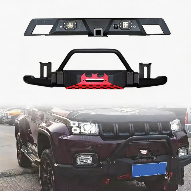 High Quality Falcon Front Bumper Rear Bumper Manganese Steel Front Bumper Protective Bar for BAIC BJ40 Accessories