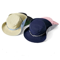 Chapeau de pêche imperméable, léger et à séchage rapide, réglable et pliable, unisexe, avec sangle sous le menton, idéal pour la randonnée en extérieur (vente en gros)