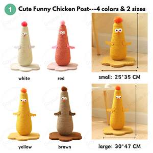 Multi tamaño lindo gato rascador estilo de dibujos animados apretado Sisal estable gato rascador - Product Image 3