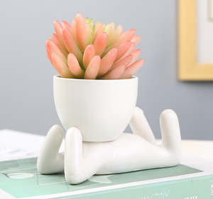 <span class=keywords><strong>Vaso</strong></span> in <span class=keywords><strong>ceramica</strong></span> succulenta nordica ornamenti creativi decorazione della tavola artigianato semplice <span class=keywords><strong>vaso</strong></span> in <span class=keywords><strong>ceramica</strong></span> per piccole persone - Product Image 4