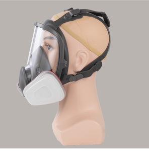 <span class=keywords><strong>Masque</strong></span> facial réutilisable en silicone anti-poussière et anti-air, kit respirateur intégral 6800DIN avec filtre à charbon actif pour la sécurité respiratoire - Product Image 6