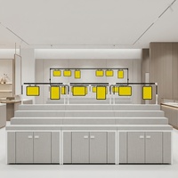 Complete winkelinrichting voor fruitwinkels met op maat gemaakte supermarkt schappen en houten & metalen displaykasten