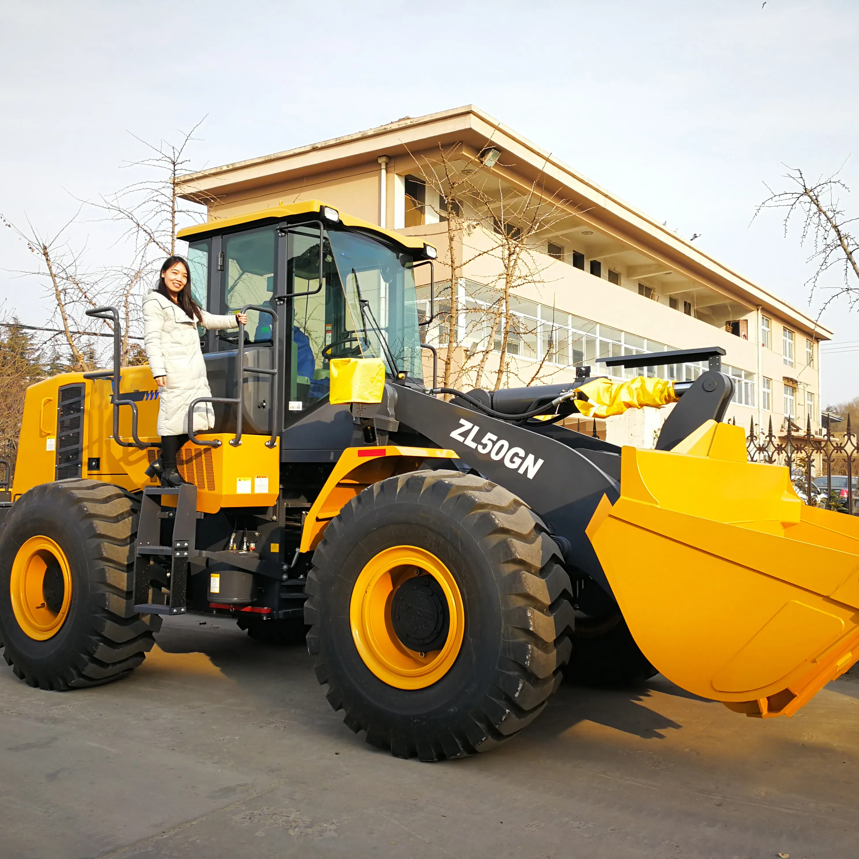 Hot Sale Chinese 5t with 4cbm Knife Blade Bucket ZL50GN Wheel Loader
