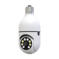 Kamera AC portabel, dengan penyimpanan internal 128GB tuya kehidupan cerdas 2MP Kamera CCTV 360 1080P 5G pelindung keamanan bohlam