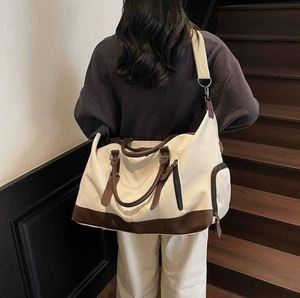 Sac de voyage sport personnalisé avec logo, grande capacité, en toile, pour ordinateur portable, sac à bandoulière, sac messager, sac de sport de haute qualité pour femmes - Product Image 4