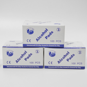 Bantalan persiapan alkohol sekali pakai 75% etanol alkohol medis tisu pembersih kulit padat untuk desinfeksi rumah luar ruangan - Product Image 3