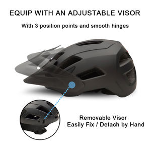 <span class=keywords><strong>Casco</strong></span> Deportivo Doble Ajustable OEM en Oferta, Moldeado Integralmente, Certificado CE, Ligero, con Visera <span class=keywords><strong>Grande</strong></span> para Ciclismo MTB - Product Image 2