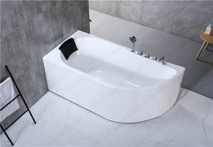 Bañeras sencillas y útiles para la familia, blancas, de esquina, independiente, de 1400x750mm, <span class=keywords><strong>venta</strong></span> de fábrica - Product Image 3