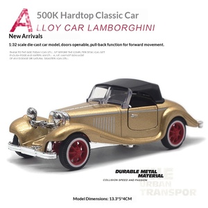 Coche Clásico de Metal a Escala 1:32, Modelo 500K Hardtop, Juguete Welly, Nuevo en Caja con Ventana, Embalaje para Exportación - Product Image 6