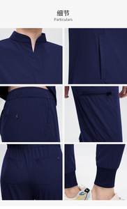 42015 Ready Made Womens Oversized <strong>Scrub</strong> <strong>Tops</strong> Nursing Uniforms Professional <strong>Scrub</strong> Suit - Product Image 3