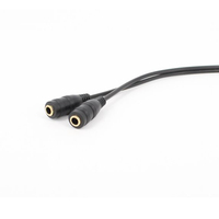 Câble répartiteur casque Lingable 3.5mm mâle vers double prise audio femelle 1 à 2 extension AUX Cabo Y adaptateur cordon ligne