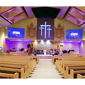 Trong nhà gắn nhà thờ mặt đất Hỗ trợ video tường treo Backdrop giai đoạn <span class=keywords><strong>LED</strong></span> bảng điều chỉnh màn hình ngoài trời - Product Image 3