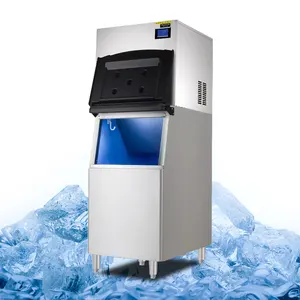 Creatore di cubetti di ghiaccio commerciale ad alta efficienza macchina per il ghiaccio automatica con marcatore per cubetti di ghiaccio da cucina