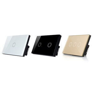 <span class=keywords><strong>Interruptor</strong></span> Táctil Inteligente con Panel de Vidrio Estándar Estadounidense, 1, 2, 3, 4 Botones, Control por Wifi Tuya, <span class=keywords><strong>Bluetooth</strong></span> y RF 433 para Iluminación - Product Image 3