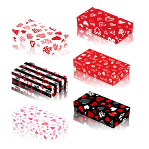 Nueva VENTANA DE LLEGADA Día de San Valentín amor XOXO caja de paquete de regalo de pastelería de dulces - Product Image 2