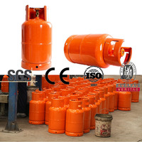 Muestra Gratuita, Cilindro de Acero para GLP Recargable de Alta Calidad, 12 kg/12.5 kg, Cilindro de Gas GLP Vacío para el Mercado Africano
