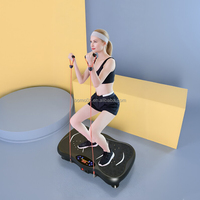 Plateforme vibrante 4D Zoshine Mini Courbe Ultra-Mince pour Exercice et Amincissement Corporel – Machine d'Entraînement Vibratoire pour Perte de Poids