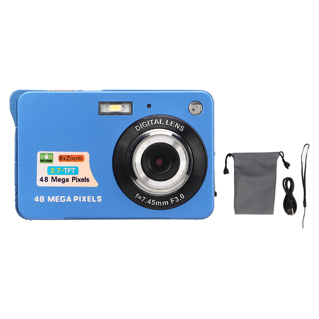 18 Megapixel Resolution, Night Vision, Image Stabilization, with SD Card, Standard Digital Camcorder