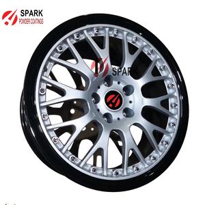 Recubrimientos en Polvo Fluorescentes Sparking Silver 9138J con Efecto Cromo Súper Negro, Dorado, Gris Humo, Azul, Rosa, Oro Rosa, Cobre - Product Image 1