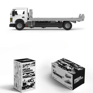 PB PB8836 Nuevo Remolque de Plataforma Portacontenedores, Modelo de Coche Educativo, Bloques de Construcción de Ladrillos para Ensamblar, Juguete de Coche para Niños, Regalo - Product Image 4