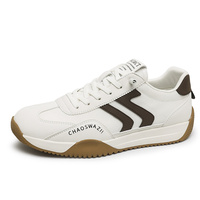 Chaussures décontractées pour hommes à lacets basses en microfibre avec doublure en maille antidérapante respirante rétro Forrest Gump Semelle épaisse en caoutchouc confortable