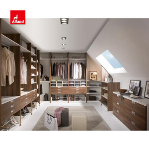 AllandCabinet Estilo moderno Lujo Alta calidad Armario personalizado con panel de vidrio - Product Image 2