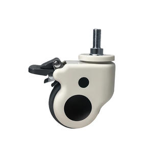 Roue moderne en TPR, capacité de charge 80 kg, pour mobilier scolaire, salle de bain, salle à manger, roulettes universelles pour lit d'hôpital, salon, extérieur - Product Image 2