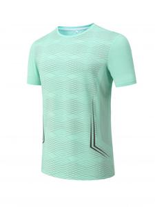 Sıcak Satış Özel Logo Baskılı Nefes Alabilen Hafif Erkek Kas Geliştirme Atletik Hızlı Kuruyan Spor Salonu Tişörtleri - Product Image 6