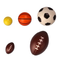 Ballon de basket anti-stress en PU imprimé intégral de 4 cm, rebondissant, pour adultes unisexes