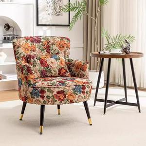 Ensemble de chaises de salon en tissu <span class=keywords><strong>Chaise</strong></span> de salon avec dossier haut <span class=keywords><strong>Chaise</strong></span> de salon simple pour la maison - Product Image 2