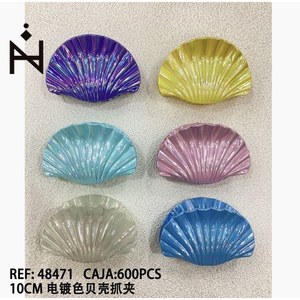 Fermaglio per capelli a forma di artiglio con guscio elettroplaccato da 10 cm - Product Image 1