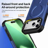 Étui de téléphone magnétique IVYMAX Armor 2025, nouveau, cadre de caméra, support de haute qualité à vendre pour les filles, pour iPhone 13 14 15 16 17 Pro Max