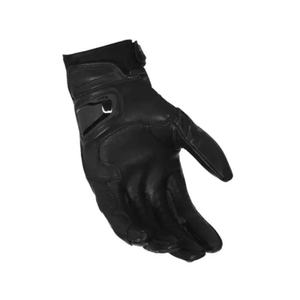 Gants en cuir noir et néoprène pour homme MACNA ROCCO - Collection saisonnière - Product Image 2